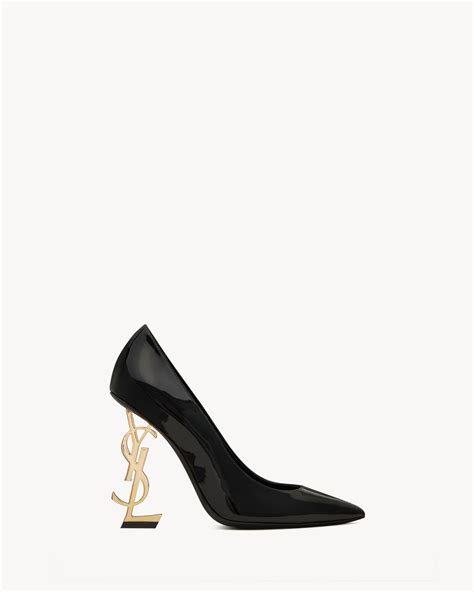 ysl black heels on feet|how much do ysl heels cost.